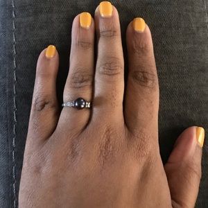 Black pearl ring - Size 6.5